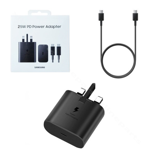 Samsung 25W Charger (With USB C to C Cable)