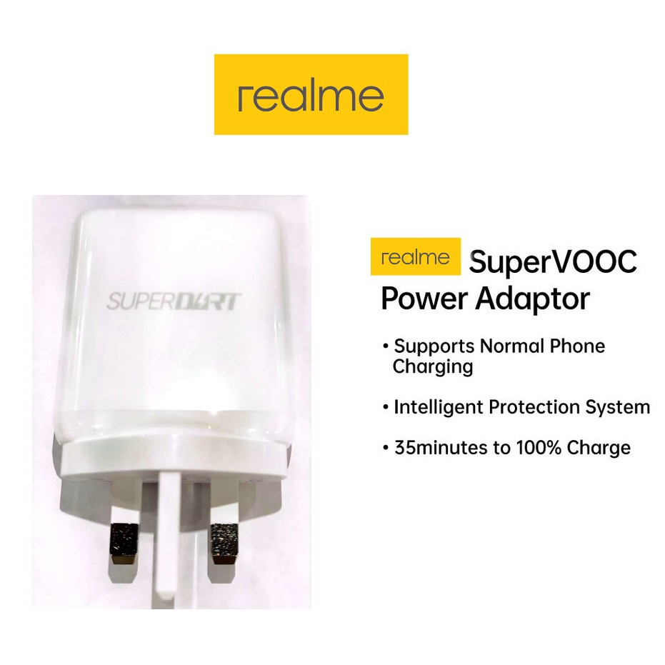 Realme 65W SuperVooc Power Adaptor (Bulk)