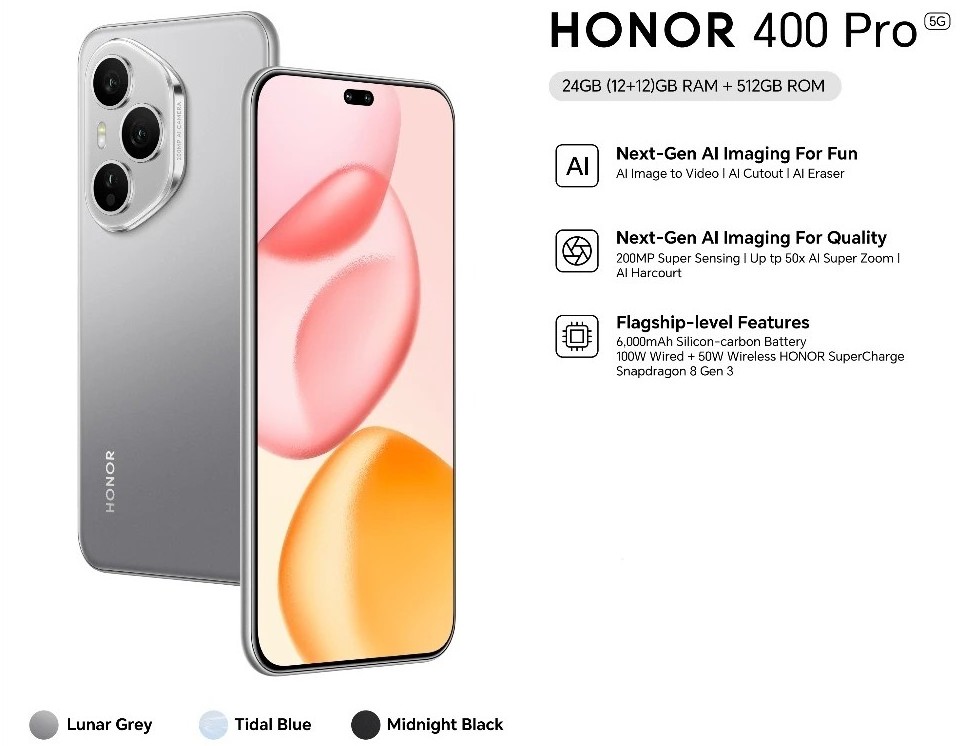 Honor 400 Pro 5G 12/512GB