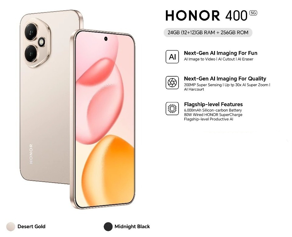 Honor 400 5G 12/256GB