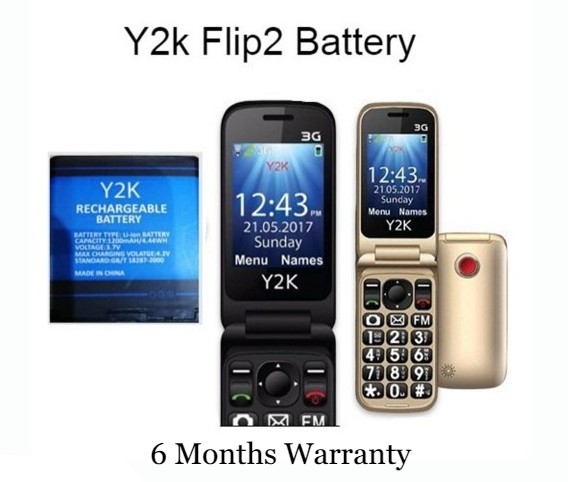 Y2K 4G Senior Phone Battery